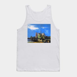 Notre Dame, Paris, France Tank Top